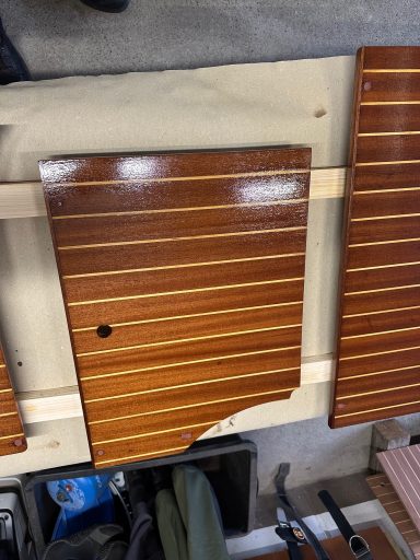 Nach der ersten Schicht Epoxy